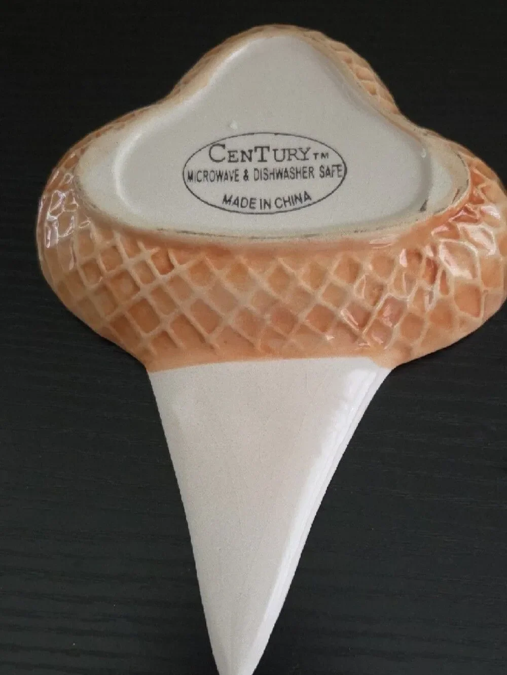 Vintage Ice Cream Cone Ceramic Small Dishes/Trinket Dish